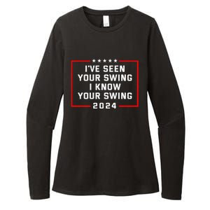 IVe Seen Your Swing I Know Your Swing Golf Funny Womens CVC Long Sleeve Shirt