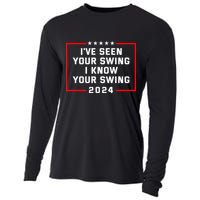 IVe Seen Your Swing I Know Your Swing Golf Funny Cooling Performance Long Sleeve Crew