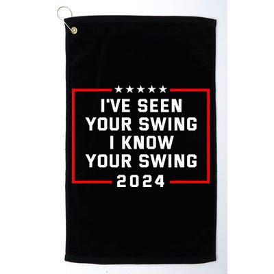 IVe Seen Your Swing I Know Your Swing Golf Funny Golf Towel
