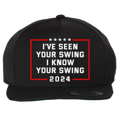 IVe Seen Your Swing I Know Your Swing Golf Funny Wool Snapback Cap