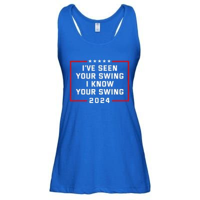 IVe Seen Your Swing I Know Your Swing Golf Funny Ladies Essential Flowy Tank