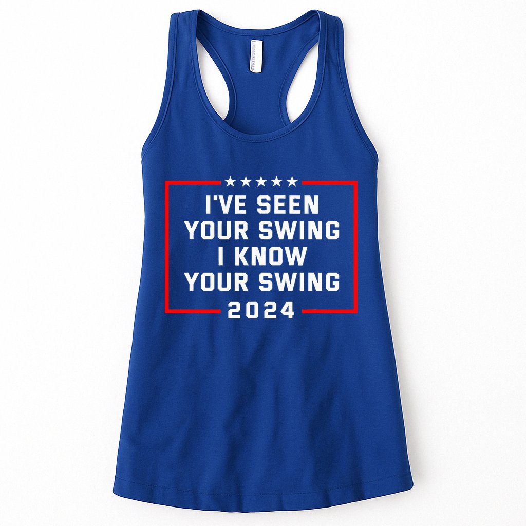 IVe Seen Your Swing I Know Your Swing Golf Funny Womens Tank Top