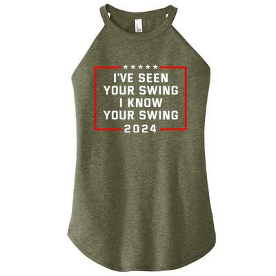 IVe Seen Your Swing I Know Your Swing Golf Funny Women's Perfect Tri Rocker Tank