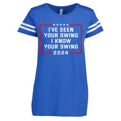 IVe Seen Your Swing I Know Your Swing Golf Funny Enza Ladies Jersey Football T-Shirt