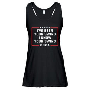 Ive Seen Your Swing I Know Your Swing Golf Funny Political Ladies Essential Flowy Tank