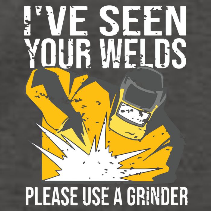 I've Seen Your Welds Funny Welder Vector Backpack