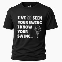 Ive Seen Your Swing I Know Your Swing Golf Debate Cooling Performance Crew T-Shirt