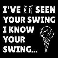 Ive Seen Your Swing I Know Your Swing Golf Debate Cooling Performance Crew T-Shirt