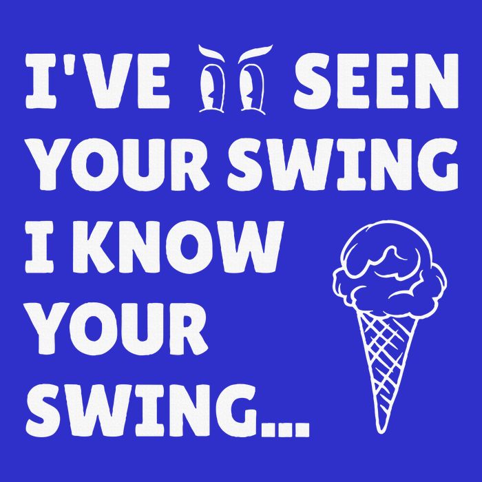 Ive Seen Your Swing I Know Your Swing Golf Debate Tall Hoodie