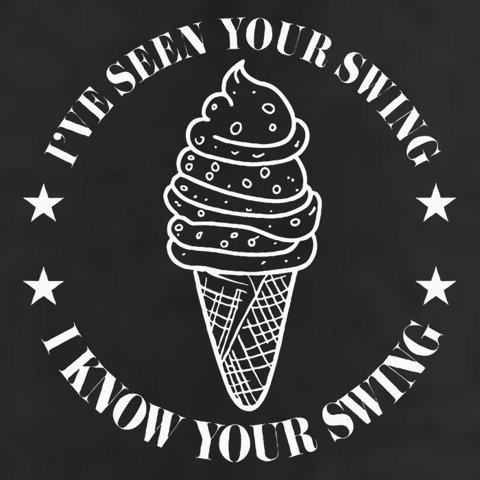 IVe Seen Your Swing I Know Your Swing Garment-Dyed Fleece Hoodie
