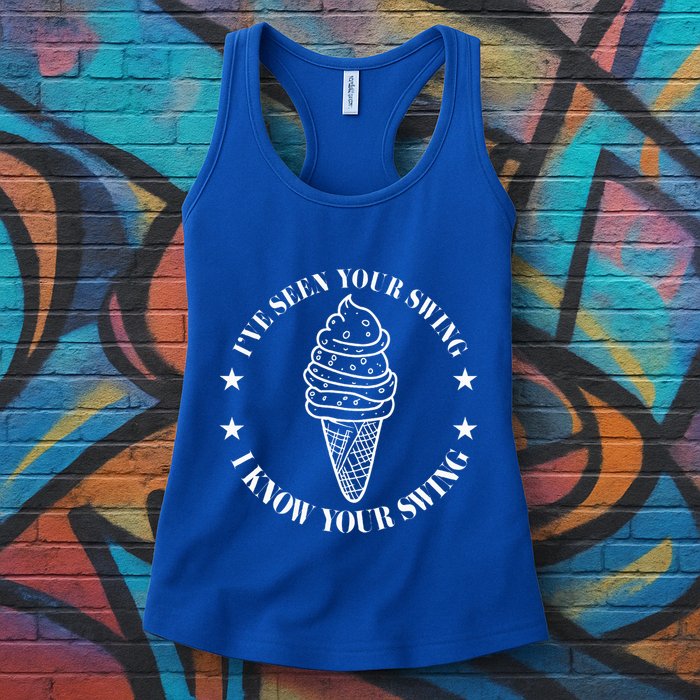 IVe Seen Your Swing I Know Your Swing Womens Tank Top