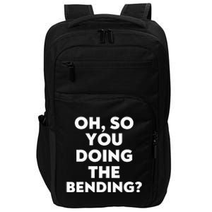 IVe Seen Your Swing I Know Your Swing Funny Golf Impact Tech Backpack