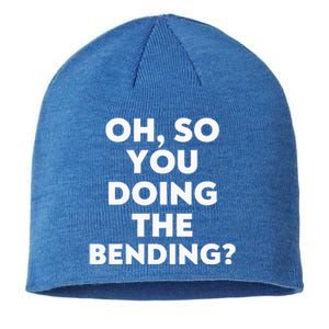 IVe Seen Your Swing I Know Your Swing Funny Golf Sustainable Beanie