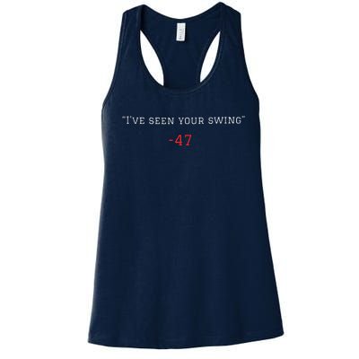 IVe Seen Your Swing Debate 2024 Women's Racerback Tank