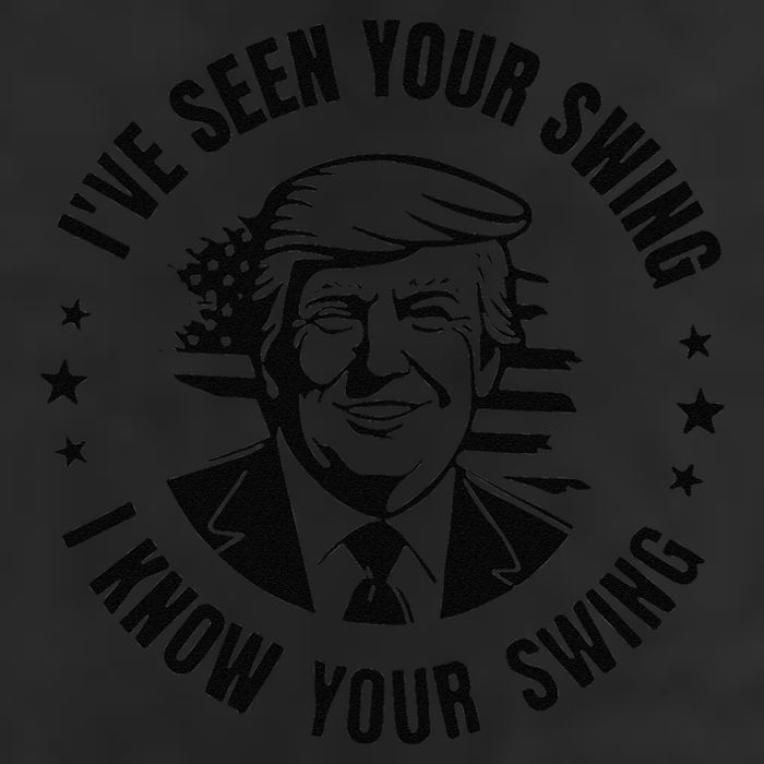 IVe Seen Your Swing I Know Your Swing Funny Trump Adult Drive Performance Visor