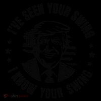 IVe Seen Your Swing I Know Your Swing Funny Trump Wool Snapback Cap