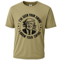 IVe Seen Your Swing I Know Your Swing Funny Trump Cooling Performance Crew T-Shirt