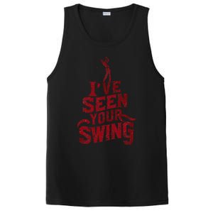 IVe Seen Your Swing Golf Swing 2024 Distressed Design PosiCharge Competitor Tank