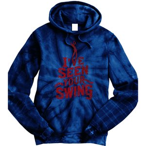 IVe Seen Your Swing Golf Swing 2024 Distressed Design Tie Dye Hoodie