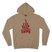 IVe Seen Your Swing Golf Swing 2024 Distressed Design Hoodie