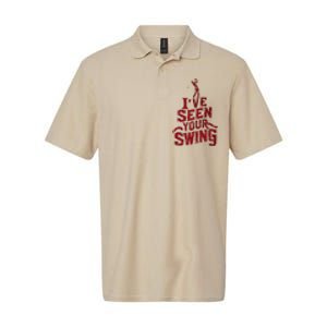 IVe Seen Your Swing Golf Swing 2024 Distressed Design Softstyle Adult Sport Polo