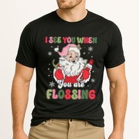 I See You When Flossing Christmas Dentist Xmas Flossing Performance Shirt