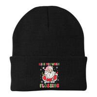 I See You When Flossing Christmas Dentist Xmas Flossing Beanie