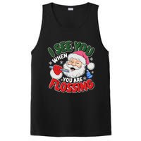 I See You When Flossing Christmas Dentist Xmas Flossing PosiCharge Competitor Tank