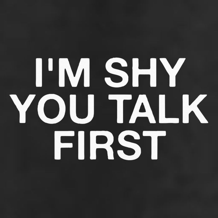 I'm Shy You Talk First Funny Introvert Cool Comfort Performance Bucket Hat
