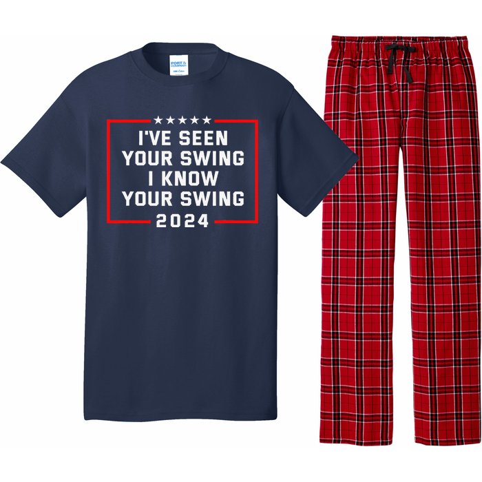 IVe Seen Your Swing I Know Your Swing Golf Funny Political Pajama Set