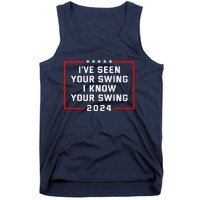 IVe Seen Your Swing I Know Your Swing Golf Funny Political Tank Top