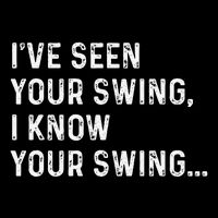 IVe Seen Your Swing I Know Your Swing Funny Biden Wool Snapback Cap