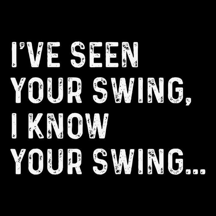 IVe Seen Your Swing I Know Your Swing Funny Biden Wool Snapback Cap