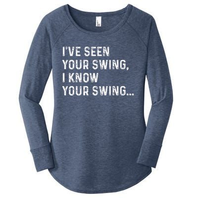 IVe Seen Your Swing I Know Your Swing Funny Biden Women's Perfect Tri Tunic Long Sleeve Shirt