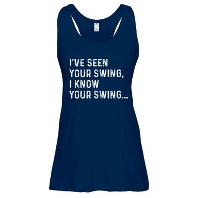 IVe Seen Your Swing I Know Your Swing Funny Biden Ladies Essential Flowy Tank