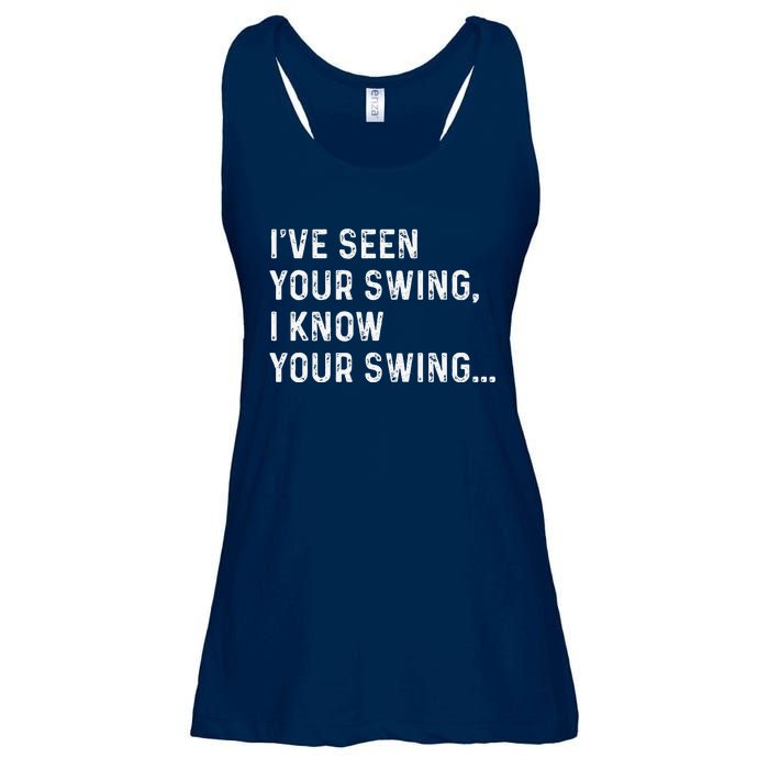 IVe Seen Your Swing I Know Your Swing Funny Biden Ladies Essential Flowy Tank