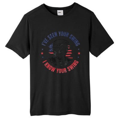 IVe Seen Your Swing I Know Your Swing Funny Golf Vintage Tall Fusion ChromaSoft Performance T-Shirt