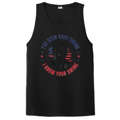 IVe Seen Your Swing I Know Your Swing Funny Golf Vintage PosiCharge Competitor Tank