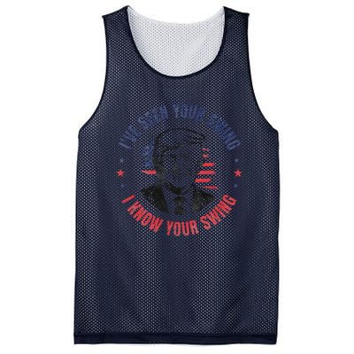 IVe Seen Your Swing I Know Your Swing Funny Golf Vintage Mesh Reversible Basketball Jersey Tank