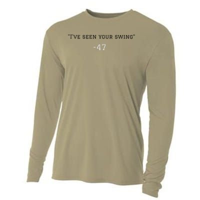 IVe Seen Your Swing I Know Your Swing Funny Trump Cooling Performance Long Sleeve Crew