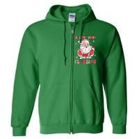 I See You When Flossing Christmas Dentist Xmas Flossing Full Zip Hoodie