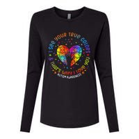 I See Your True Colors Puzzle World Autism Awareness Month Womens Cotton Relaxed Long Sleeve T-Shirt