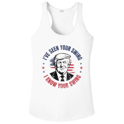 IVe Seen Your Swing I Know Your Swing Funny Golf Ladies PosiCharge Competitor Racerback Tank