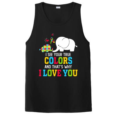 I See Your True Colors, Puzzle World Autism Awareness Month PosiCharge Competitor Tank