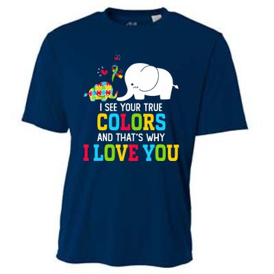 I See Your True Colors, Puzzle World Autism Awareness Month Cooling Performance Crew T-Shirt