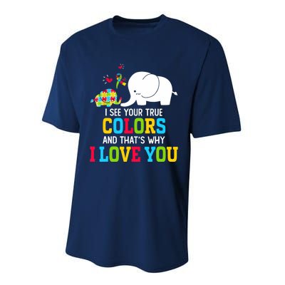 I See Your True Colors, Puzzle World Autism Awareness Month Performance Sprint T-Shirt