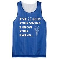 IVe Seen Your Swing I Know Your Swing Funny Golf Debate Mesh Reversible Basketball Jersey Tank