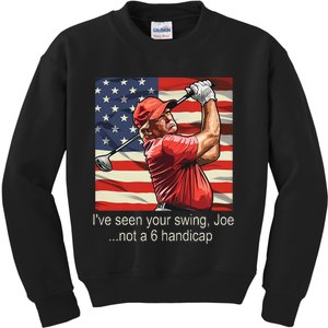 IVe Seen Your Swing Not A 6 Handicap Golf Kids Sweatshirt