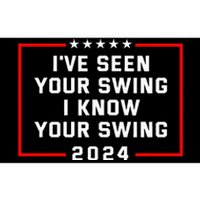 IVe Seen Your Swing I Know Your Swing Golf Funny Political Bumper Sticker