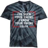 IVe Seen Your Swing I Know Your Swing Golf Funny Political Kids Tie-Dye T-Shirt